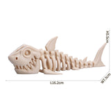 3D Printed Dinosaur toy Figurine Skeleton Prehistoric Animals Aso