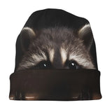 New Fashionable winter raccoon hat