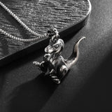 New Cute Dinosaur Pendant Necklace Animals-Aso
