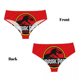 Custom Womens Jurassics Park Panties Underwear Animals Aso