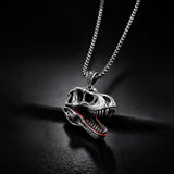 New T-Rex Dinosaur Skull Skeleton Necklace