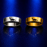Fashionable Stainless Steel Dinosaur Ring - animalsaso02