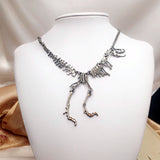 Cute Skeleton Dinosaur Necklace