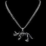 Vintage Trend Punk Gothic Dinosaur Necklace - animalsaso02