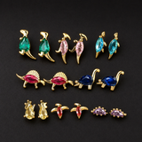 New Luxury Dinosaur  Earrings