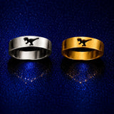 Fashionable Stainless Steel Dinosaur Ring - animalsaso02