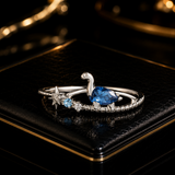 New Ins Creative Zircon Dinosaur Ring