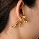 2pcs/Pair Fashion Dinosaur Alien Stud Earring - animalsaso02