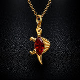 Fashion Delicate Zircon Dinosaur Necklaces - animalsaso02
