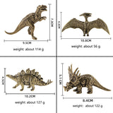Brass Solid Jurassic Dinosaur Animals-Aso