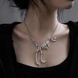 Cute Skeleton Dinosaur Necklace - animalsaso02
