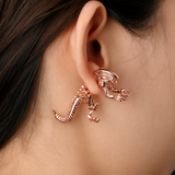 2pcs/Pair Fashion Dinosaur Alien Stud Earring - animalsaso02