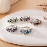 New Cute Owl Ring - animalsaso02
