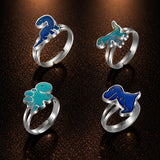 Fashion Cartoon Dinosaur Rings - animalsaso02