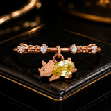 New Ins Creative Zircon Dinosaur Ring