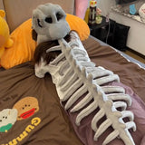 Wearable Dinosaur Fossil Blanket Hoodie - animalsaso02