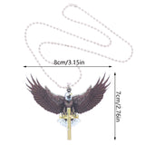 Patriotic Eagle Rearview Mirror Pendant – Car Interior Decoration - animalsaso02