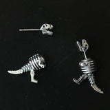 Vintage Dinosaur Stud Earrings Animals Aso