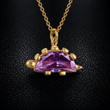 Fashion Delicate Zircon Dinosaur Necklaces - animalsaso02