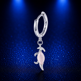 New Ins Inlaid Zircon Dinosaur Earrings