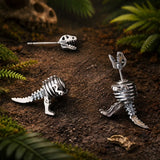 Vintage Dinosaur Stud Earrings - animalsaso02