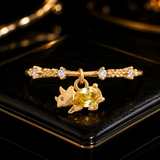 New Ins Creative Zircon Dinosaur Ring