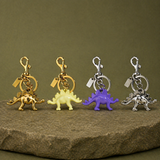 Cute Stegosaurus Dinosaur Keychain For Adults