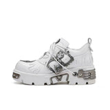 Men and Women Vintage Skull Shoes