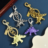 Cute Stegosaurus Dinosaur Keychain For Adults - animalsaso02