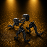 2pcs/Pair Fashion Dinosaur Alien Stud Earring - animalsaso02