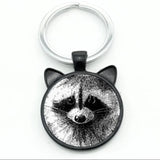 New Adorable Plush Raccoon Keychains