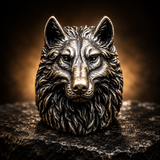New Retro Trend Nordic Wolf Head Ring - animalsaso02