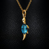 Fashion Delicate Zircon Dinosaur Necklaces - animalsaso02