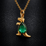 Fashion Delicate Zircon Dinosaur Necklaces - animalsaso02