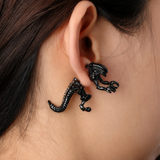 2pcs/Pair Fashion Dinosaur Alien Stud Earring - animalsaso02