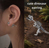 Vintage Dinosaur Stud Earrings