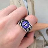 Creative Fashion Dragon Evil Eye Rings - Animals Aso