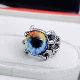 Creative Fashion Dragon Evil Eye Rings - Animals Aso