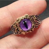 Creative Fashion Dragon Evil Eye Rings - animalsaso02