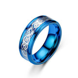 New Fashion Stainless Steel Dragon Rings - Animals Aso