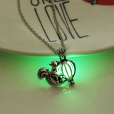 2023 New Fashion Squirrel Luminous Necklace - Animals Aso