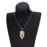 2023 New Crystal Owl Pendants Necklaces - Animals Aso