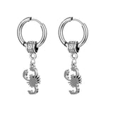 New Cute Stainless Steel Scorpion Earrings - Animals Aso