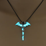 2022 Fashion Dragon Glowing Stone Necklace - Animals Aso