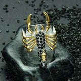 New Stainless Steel Scorpion Ring - Animals Aso