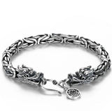 |200001034:496#10022-sliverNew Fashion Dragon Metal Bracelet - Animals Aso