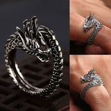 New Gothic Dragon Rings - Animals Aso