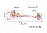 New Exaggerated Scorpion Two Piece Ring - Animals Aso