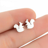 Fashion Cute Stud Earring Squirrel - Animals Aso