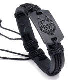 New Fashion Black Wolf Bracelet